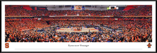 Syracuse Orange Basketball Panoramic Picture - Carrier Dome Fan Cave Decor  Standard Frame