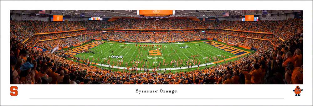 Syracuse Orange Football Panoramic Picture - JMA Wireless Dome Fan Cave Decor  Unframed