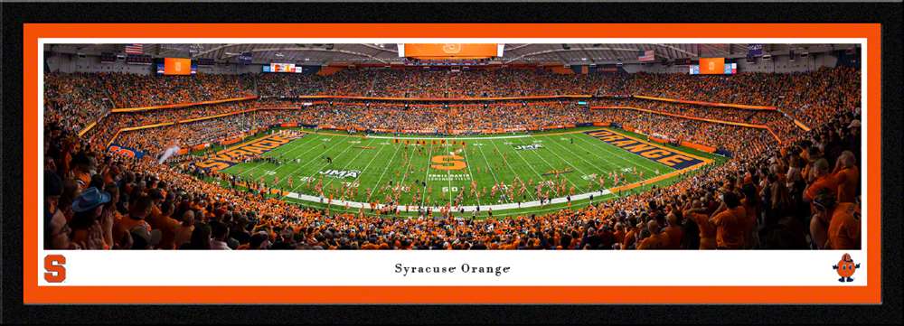 Syracuse Orange Football Panoramic Picture - JMA Wireless Dome Fan Cave Decor  Select Frame