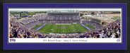 TCU Horned Frogs Football Panoramic Picture - Amon G Carter Stadium  Deluxe Frame