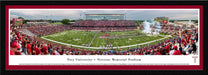 Troy Trojans Football Panorama - Veterans Memorial Stadium Fan Cave Decor  Select Frame