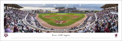 Texas A&M Aggies Baseball Panoramic Picture - Olsen Field at Blue Bell Park Fan Cave Decor  Unframed