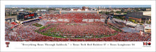 Texas Tech Red Raiders Field Storming Football Panoramic Picture - Jones AT&T Stadium Fan Cave Decor  Unframed
