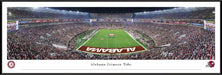 Alabama Crimson Tide End Zone Panoramic Picture - Night Game at Bryant-Denny Stadium Panoramic Picture  Standard Frame