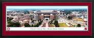 Alabama Crimson Tide Fan Cave Decor - Bryant-Denny Stadium Exterior Panoramic Picture  Deluxe Frame