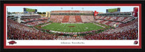 Arkansas Razorbacks Football Panoramic Poster - Donald W. Reynolds Razorback Stadium  Select Frame