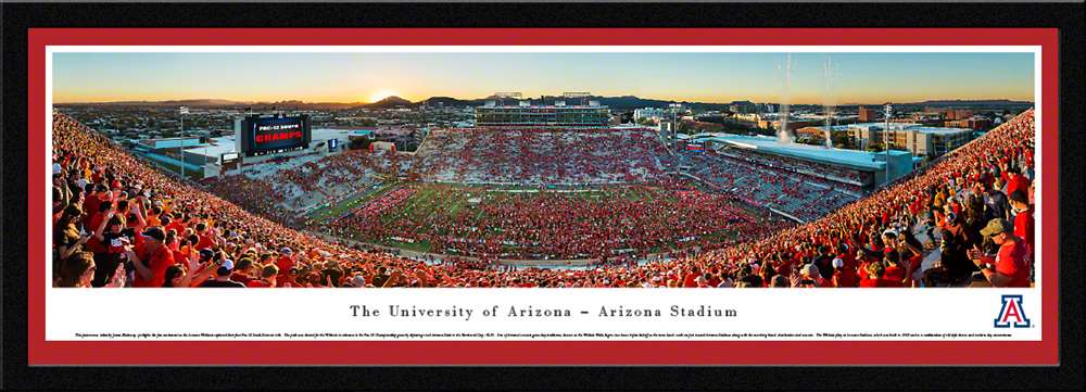 Arizona Wildcats Panoramic Picture - Arizona Stadium  Select Frame