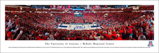 Arizona Wildcats Panoramic Picture - McKale Center  Unframed