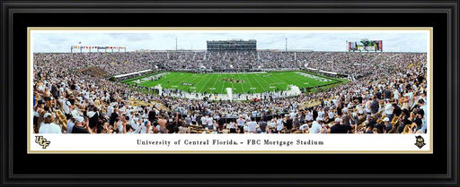 UCF Knights Football Panoramic Picture - FBC Mortgage Stadium Fan Cave Decor  Deluxe Frame