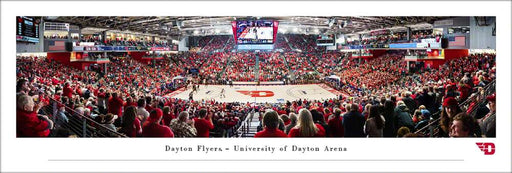 Dayton Flyers Basketball Panoramic Poster - UD Arena Picture  Unframed