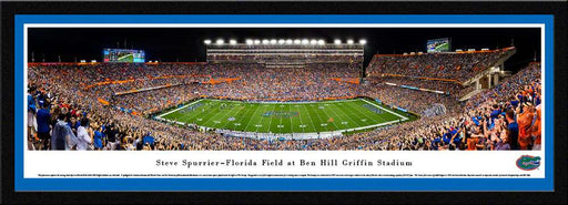 Florida Gators Football Panorama - Steve Spurrier-Florida Field at Ben Hill Griffin Stadium Panoramic Picture  Select Frame