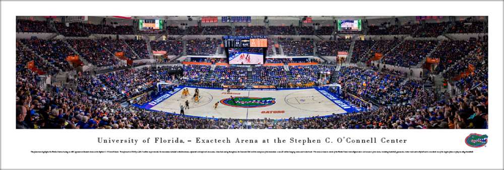 Florida Gators Panoramic Picture - O'Connell Center  Unframed