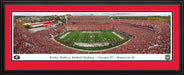 Georgia Bulldogs Football Panoramic Picture - Sanford Stadium Fan Cave Decor  Deluxe Frame