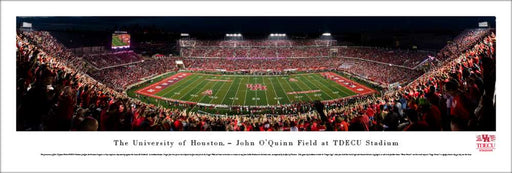 Houston Cougars Panoramic Picture - TDECU Stadium Panorama  Unframed