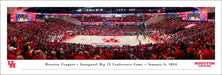 Houston Cougars Men's Basketball Panoramic Picture - Fertitta Center Fan Cave Decor  Unframed