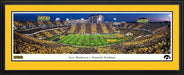 Iowa Hawkeyes Football Panoramic Print - Kinnick Stadium Sunset Poster  Deluxe Frame