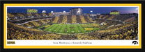 Iowa Hawkeyes Football Panoramic Print - Kinnick Stadium Sunset Poster  Select Frame