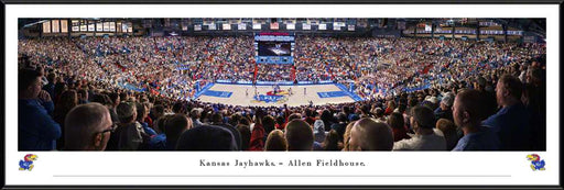Kansas Jayhawks - Allen Fieldhouse Panorama Print - Standard Frame