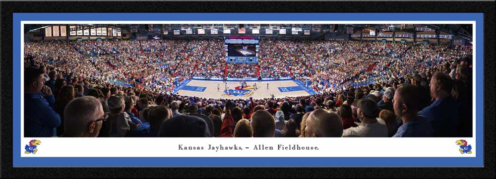 Kansas Jayhawks - Allen Fieldhouse Panorama Print - Select Frame