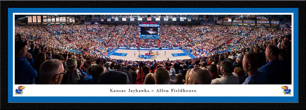 Kansas Jayhawks - Allen Fieldhouse Panorama Print - Select Frame