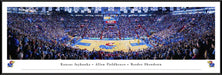 Kansas Jayhawks Basketball Panoramic Picture - Allen Fieldhouse Fan Cave Decor  Standard Frame