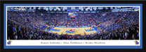 Kansas Jayhawks Basketball Panoramic Picture - Allen Fieldhouse Fan Cave Decor  Select Frame