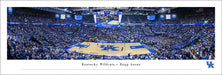 Kentucky Wildcats Basketball Panoramic Poster - Rupp Arena Fan Cave Decor  Unframed