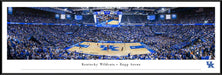 Kentucky Wildcats Basketball Panoramic Poster - Rupp Arena Fan Cave Decor  Standard Frame