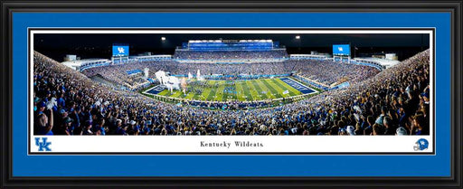Kentucky Wildcats Football Panoramic Picture - Kroger Field Fan Cave Decor  Deluxe Frame