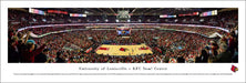 Louisville Cardinals Basketball Panorama - KFC Yum! Center Panoramic Picture  Unframed