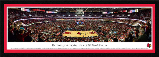 Louisville Cardinals Basketball Panorama - KFC Yum! Center Panoramic Picture  Select Frame