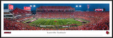 Louisville Cardinals Football Panoramic Picture - Cardinal Stadium Fan Cave Decor  Standard Frame