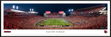 Louisville Cardinals Football Fan Cave Decor - Cardinal Stadium Panoramic Picture  Standard Frame
