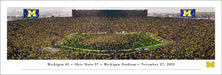 Michigan Wolverines Football Panoramic Picture - Michigan Stadium Big House Fan Cave Decor  Unframed