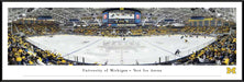 Michigan Wolverines Hockey Panoramic Picture - Yost Ice Arena Fan Cave Decor  Standard Frame