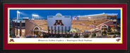 Huntington Bank Stadium Panoramic Picture - Home of the Minnesota Golden Gophers  Deluxe Frame