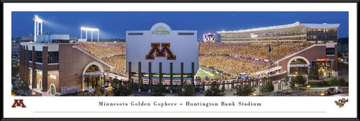 Huntington Bank Stadium Panoramic Picture - Home of the Minnesota Golden Gophers  Standard Frame