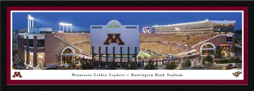 Huntington Bank Stadium Panoramic Picture - Home of the Minnesota Golden Gophers  Select Frame