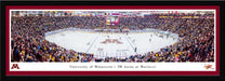 Minnesota Golden Gophers Hockey Panoramic Picture - 3M Arena at Mariucci Fan Cave Decor  Select Frame