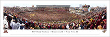 Minnesota Golden Gophers vs Penn State Football Panoramic Poster - Storming the Field Picture  Unframed