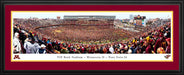 Minnesota Golden Gophers vs Penn State Football Panoramic Poster - Storming the Field Picture  Deluxe Frame