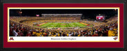 Minnesota Golden Gophers Football Panoramic Picture - Huntington Bank Stadium Fan Cave Decor  Deluxe Frame