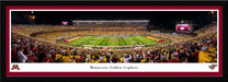 Minnesota Golden Gophers Football Panoramic Picture - Huntington Bank Stadium Fan Cave Decor  Select Frame
