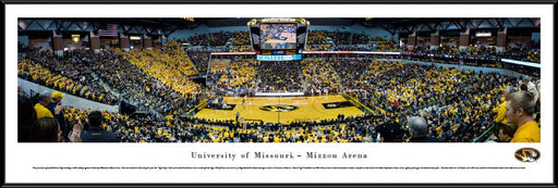 Missouri Tigers Basketball Panoramic Picture - Mizzou Arena  Standard Frame