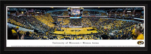 Missouri Tigers Basketball Panoramic Picture - Mizzou Arena  Select Frame