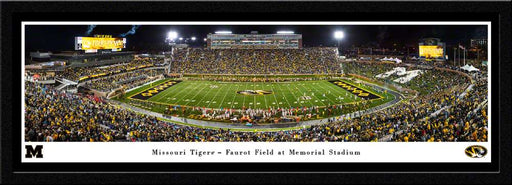 Missouri Tigers Football Panoramic Poster - Faurot Field Picture  Select Frame
