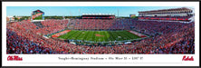 Ole Miss Rebels Football Panoramic Picture - Vaught-Hemingway Stadium  Standard Frame