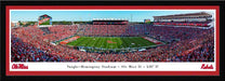 Ole Miss Rebels Football Panoramic Picture - Vaught-Hemingway Stadium  Select Frame