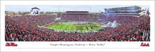 Ole Miss Rebels Football Fan Cave Decor - Vaught-Hemingway Stadium Panoramic Picture  Unframed