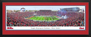 Ole Miss Rebels Football Fan Cave Decor - Vaught-Hemingway Stadium Panoramic Picture  Deluxe Frame